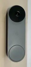 Google Nest Doorbell Ash Grey 2nd Generation Wired HD Video GA03696-US w/Bracket