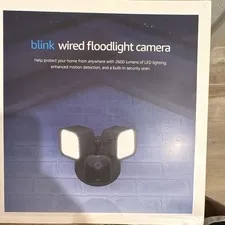 Blink Wired Outdoor Floodlight Camera - Black (B0B5VGZTXH)