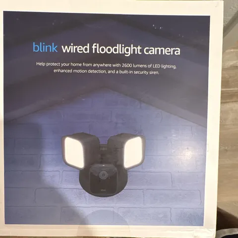 Blink Wired Outdoor Floodlight Camera - Black (B0B5VGZTXH)