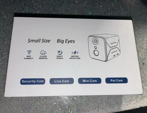 Mini Cam 1080p Wi-Fi IP Indoor Security Camera Night Vision Motion, 128GB