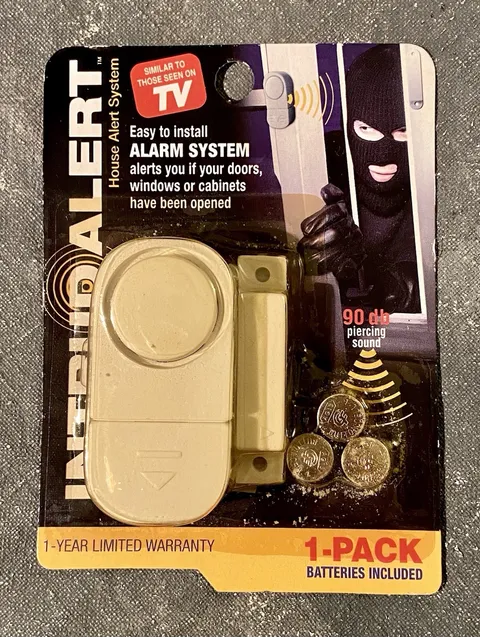 Intruder INTRUD Alert Alarm Portable New & Easy to Install Batteries Included