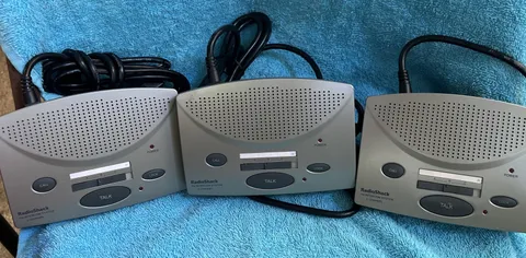 3 Radio Shack 3-Channel FM Wireless Intercom System 43-3105 Expandable System 