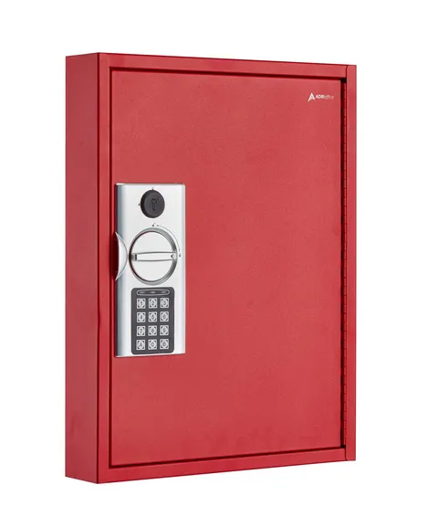 Adiroffice Key Holder Wall Mount - 60 Keys Lock Box with Code, Key Cabinet Wa...