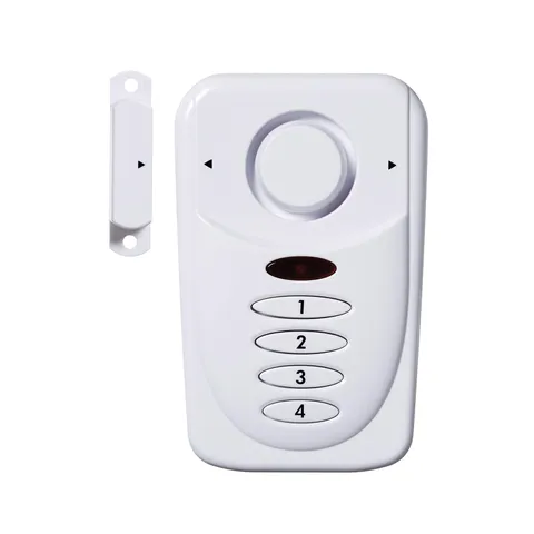 SABRE Wireless Elite Home and Commercial Door Security Alarm 1 Pack, White