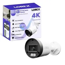 Connect (New App) | U3 4K IP Add-On PoE Bullet Camera | No Cable
