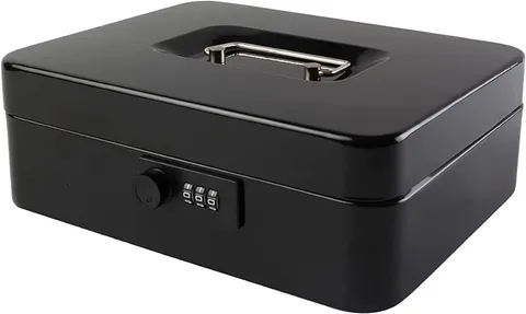Caja de seguridad combinacion con bandeja para dinero Efectivo Caja