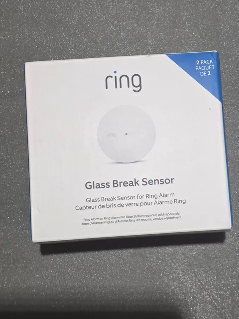 Ring Glass Break Sensor 2-Pack For Ring Alarm - NEW FACTORY SEALED -