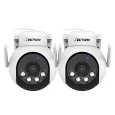 Defender AI 4K Everwatch PTZ Wi-Fi Security Camera - 2 Pack