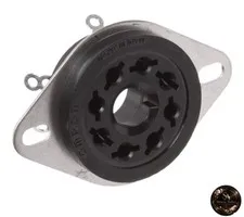 Omron PLE08-0 Round Socket Rear-Mounted for Shared Use