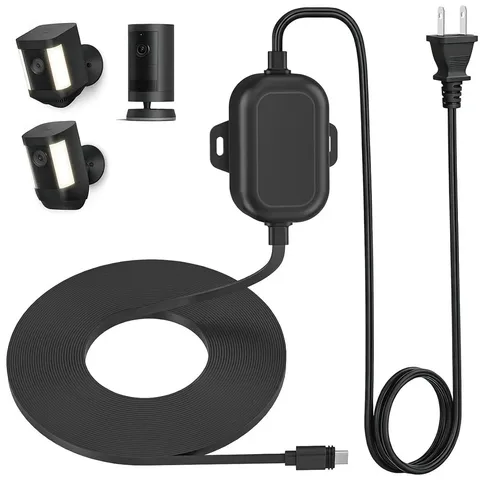 Ring Power Cord for Outdoor Cam Plus Spotlight Cam Plus/Pro Weatherproof