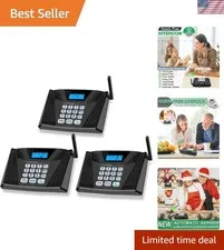 Intercoms Wireless for Home, Full Duplex Hands-Free Talk Intercom | Two Way C...