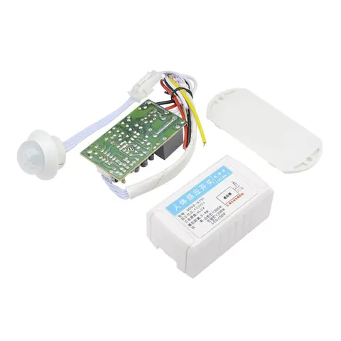 AC220V 200W Human Body IR Infrared Sensor Switch LED Light Automatic Control