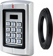 Outdoor Universal Wired Keypad with 16Ft Cable for Gate Opener, 12-24V Sound ...