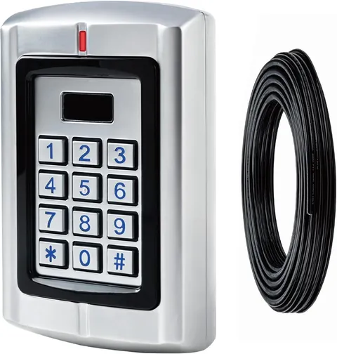 Outdoor Universal Wired Keypad with 16Ft Cable for Gate Opener, 12-24V Sound ...