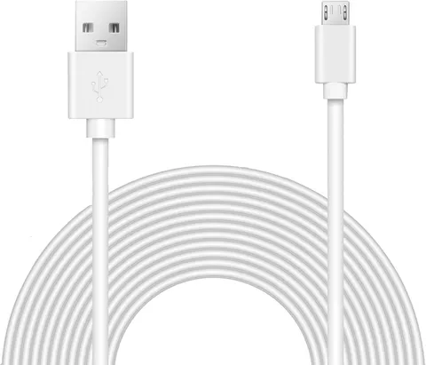 Benair 15 Feet Power Extension Cable Compatible with Wyze Cam v3 Indoor Outdoor,