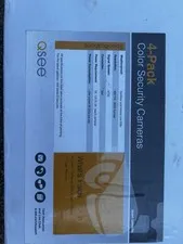 Q-SEE Color Security Cameras 4 Pack NIB