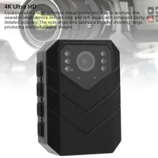 4K HD Small Camera With Back Clip Night For Security Guard Law Enforcemen