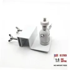 Gutter Mount for Outdoor Security Camera, Solar Panel Adjustable 1/4" Screw