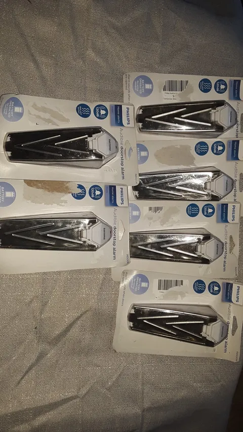 Philips home security audible door alarm lot of 6 airbnb travel hotel