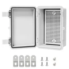 LMioEtool Junction Box, ABS Plastic, 5.9" x 3.9"x 2.8" (1pc), Opaque Cover