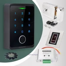 HOMSECUR IP66 APP WIFI RFID Access Control Set Electric rim lock IR Exit Button
