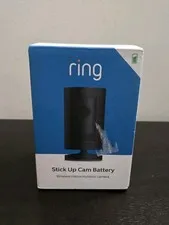 Ring Stick Up Cam Battery - Black - Open Box