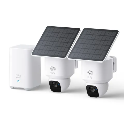 eufy Security SoloCam E30 2 Cam Pack Kit Security Cameras Wireless Outdoor Solar