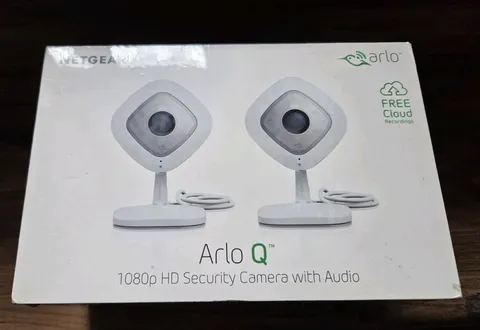 Arlo Technologies Q 1080p HD Security Camera With Audio 2 Pack- Unopened