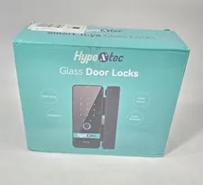 HypeXtec Smart Glass Door Lock GLEB19 WiFi Fingerprint Keypad RFID Tuya App