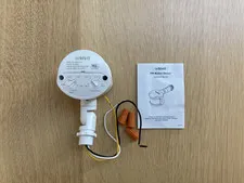 EDISHINE Motion Sensor, Automatic Dusk to Dawn, 180 Degree Replacement White
