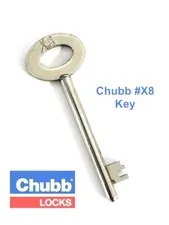 CHUBB / YALE Window Lock Key #X8 Suits 8K100, 8012 & 8003 -Free Post In Aust.