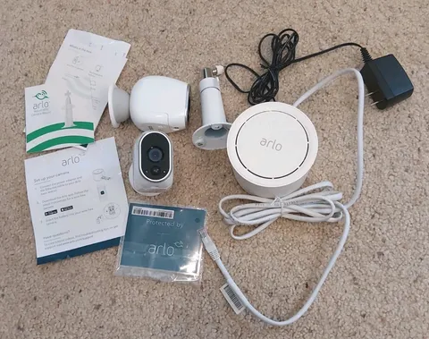 Arlo VMB3500 Base Station Set with 2 Netgear Arlo VMC3030 HD Cameras & Mounting