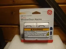 GE Indoor Security Audible Window/Door Alarms 2-Pack Sensor NEW