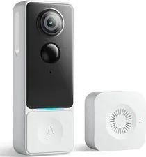 3MP Camera Doorbell Wireless Video- No Subscription Required | Free Human Motion
