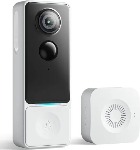 3MP Camera Doorbell Wireless Video- No Subscription Required | Free Human Motion