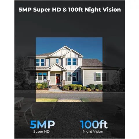 5MP WiFi Outdoor Camera RLC-510WA, Wireless Home S