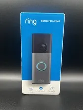 Ring Doorbell Battery Operated Newest Model Unopened Brand NewInBox 2nd Gen Grey