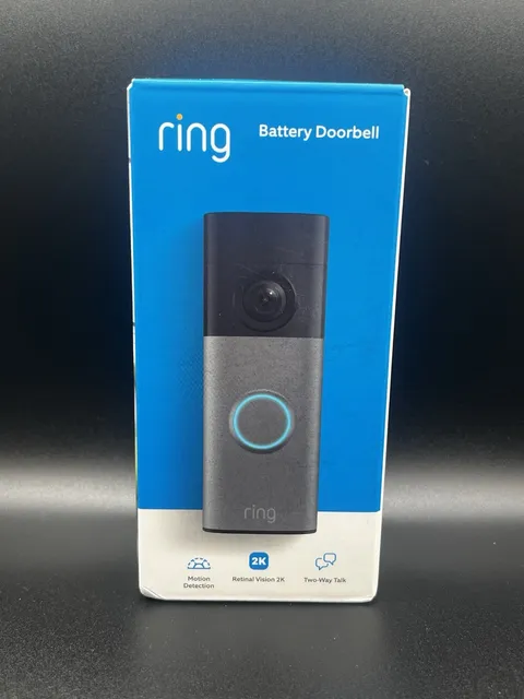 Ring Doorbell Battery Operated Newest Model Unopened Brand NewInBox 2nd Gen Grey