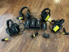Portacom 2 Channel 4 Dual Muff Headset Wired Intercom System