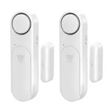 Window and Door Alarm When Opened (2 Pack) for Kids Safety/Home Security, Sli...