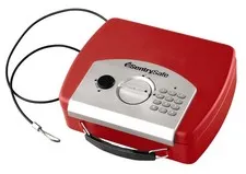 SentrySafe Travel Safe 0.08 cu ft Red Electronic Compact