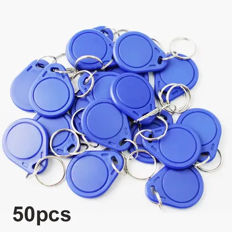 50Pcs T5577 Access Card Rewrite Writable RFID Tag Copy 125khz Keyfobs