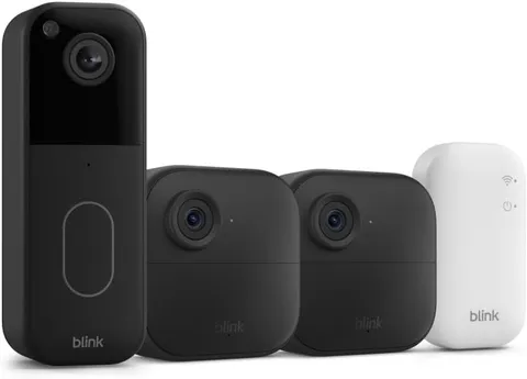 Blink Video Doorbell 2nd Gen + 2 Outdoor 4 4th Gen Sync Module Core NEW
