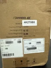 Defender 4K 4K2T8B8 2 TB DVR With 8-Camera Wired Security System