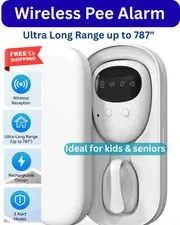 Wireless Bedwetting Alarm for Boys & Girls, USB-C Rechargeable, High Sensitiv...