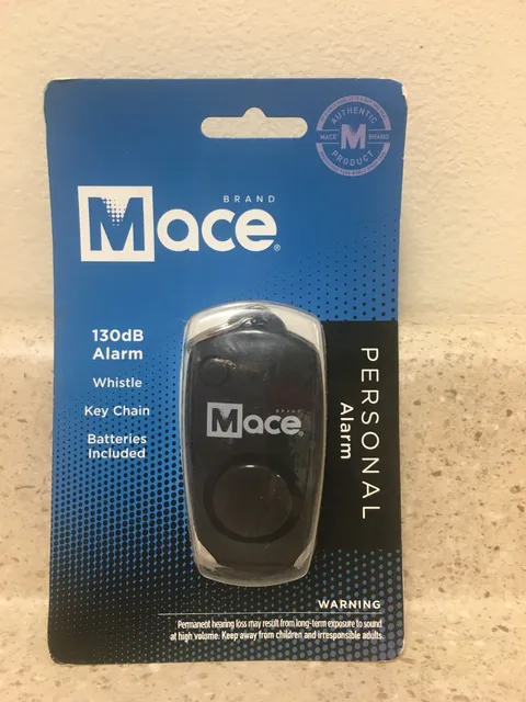 Mace Black Plastic Personal Security Alarm #80738