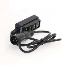 Anton-Bauer Battery 4 Pin XLR to 4 Port D tap P Tap Splitter Cable for ARRI R...
