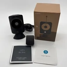 SimpliSafe SimpliCam SSCM2 Indoor Security 1080p HD Video Camera Black