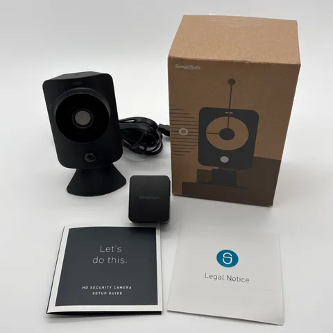 SimpliSafe SimpliCam SSCM2 Indoor Security 1080p HD Video Camera Black