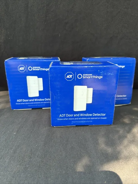 ADT Samsung SmartThings Door & Window Detector Sensor NEW Set Of 3
